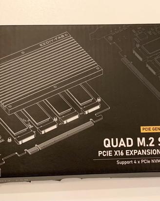 EZDIY-FAB Quad M.2 PCIe 4.0/3.0 X16 Scheda di Espa