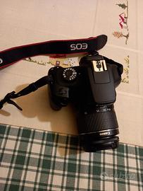 Canon EOS 4000D come nuova, 3 batterie