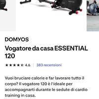 Vogatore DOMYOS ESSENTIAL 120