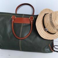 Borsa Weekend Vintage Vera Pelle Made in Italy