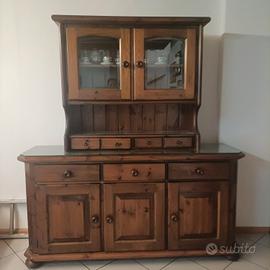 vetrina in legno alta 193 larghezza 178 larga 46