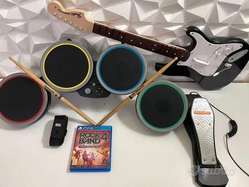 Rock Band 4 PS4 chitarra batteria gioco
