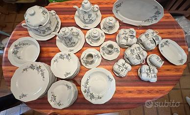 Servizio set piatti da 12 in porcellana