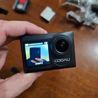 action camera Cooau 4k doppio schermo, no gopro