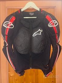 Giubbotto paraschiena + protezioni Apinestar S