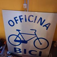 insegna officina bici