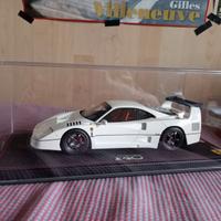 BBR MODELS 1:18 Ferrari F40 LM White Michelotto
