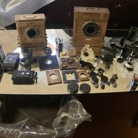 Macchine fotografiche antiche ed obiettivi