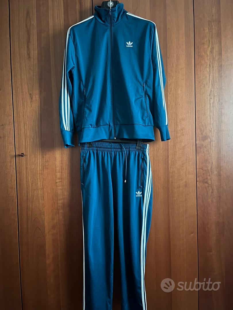 Tuta Adidas Tg XL turchese scuro Sports In vendita a Novara