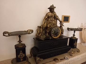antico orologio pendolo parigina  funzionante 