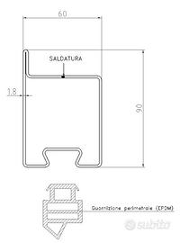 Profilo per Portoni industriali