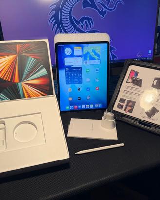 iPad Pro 12,9" Gen 5 + Apple Pencil Gen 2 + Cover