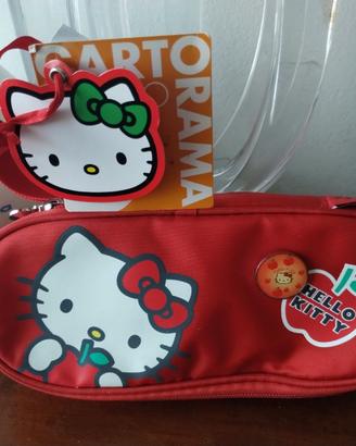 Hello Kitty astuccio con chiusura a zip
