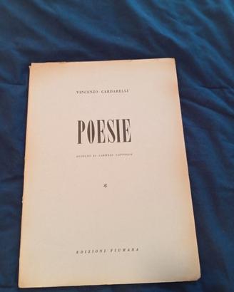 Vincenzo Cardarelli Poesie 1949 Ediz. Fiumara - C.