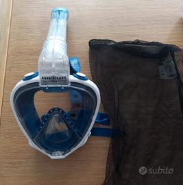 Maschera panoramica per snorkeling