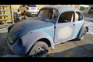 Maggiolino vetro piatto 1968