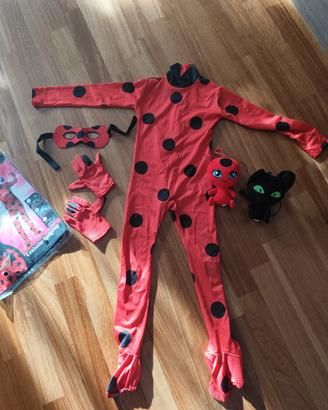 Vestito carnevale Lady Bug taglia 7-9 anni