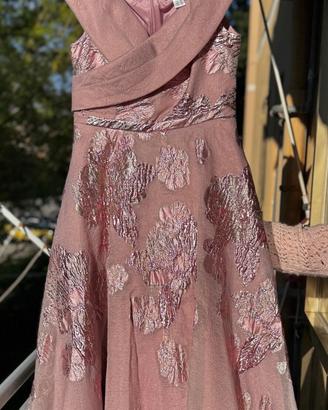 Abito smanicato per cerimonia Maria Coca