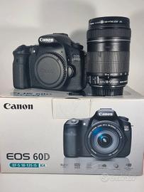 Canon EOS 60D + Obiettivo 18-135 IS  - Kit pronto