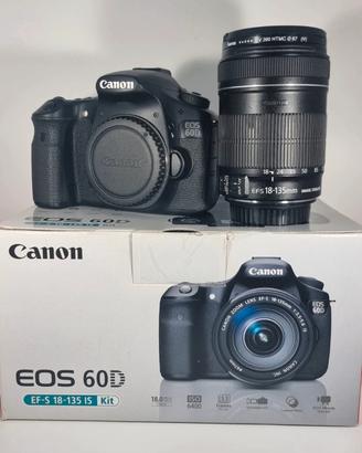 Canon EOS 60D + Obiettivo 18-135 IS  - Kit pronto