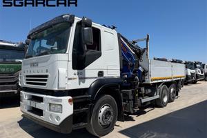 Iveco Stralis 430 gru Pm 35.5 5+4 cassone fisso
