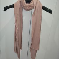 Elegante coprispalla in tessuto monocolore Rosa