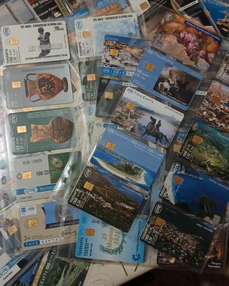 Lotto 264 schede telefoniche Grecia