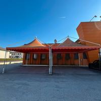 N.2 Gazebo professionali 6×6 m  altezza regolabile