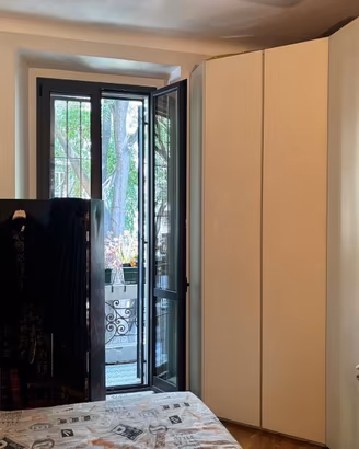 Armadio angolare bianco, h 300 cm - già smontato