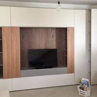 Parete attrezzata mobile tv Caccaro Roomy