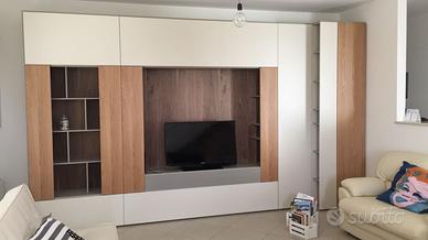 Parete attrezzata mobile tv Caccaro Roomy