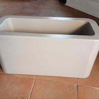 Vaso rettangolare stondato