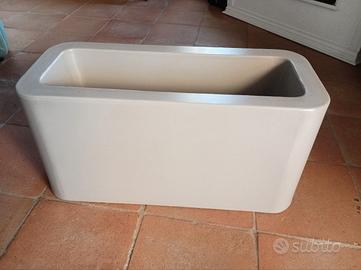 Vaso rettangolare stondato