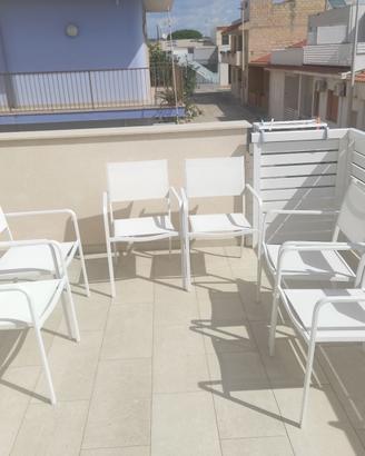 6 poltroncine per esterno