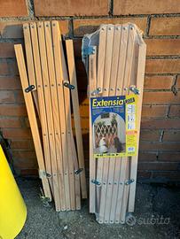 Chiusura estensibile legno nuovi, cancello