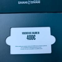 Voucher da 400€ Divani&Divani by Natuzzi