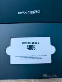 Voucher da 400€ Divani&Divani by Natuzzi