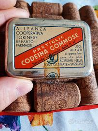 scatola in metallo codeina gommose