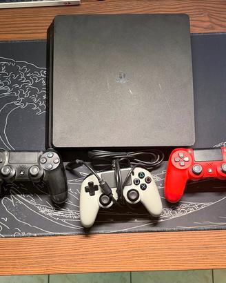 Ps4 slim 512gb + 3 joystick + 8 giochi