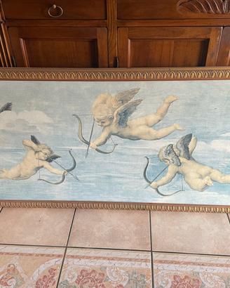 Quadro su tela con angioletti-stile classico.