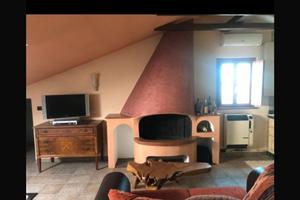 Mansarda arredata a Vaprio D'Adda