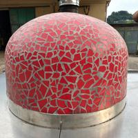 Fornoa legna su carrello rimorchio