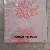 Centrotavola Runner Rio Mare NUOVO sigillato rosa