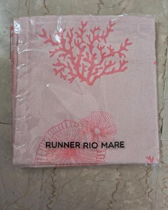 Centrotavola Runner Rio Mare NUOVO sigillato rosa
