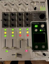 Mixer Korg KM-402 con kaoss pad