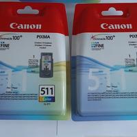 Lotto di 2 cartucce Canon CL511 colore Originali