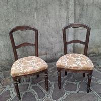 Coppia sedie anni 60/70