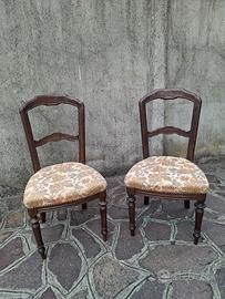 Coppia sedie anni 60/70