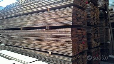 Tavolato legno di recupero: abete, larice, rovere