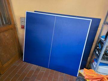 Tavolo da ping pong con accessori senza base